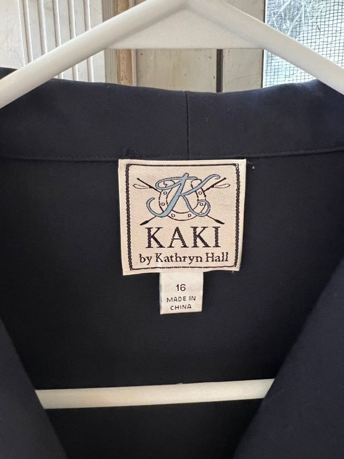 KAKI BY KATHERINE HALL KAKI Navy Girls Show Coat (3)