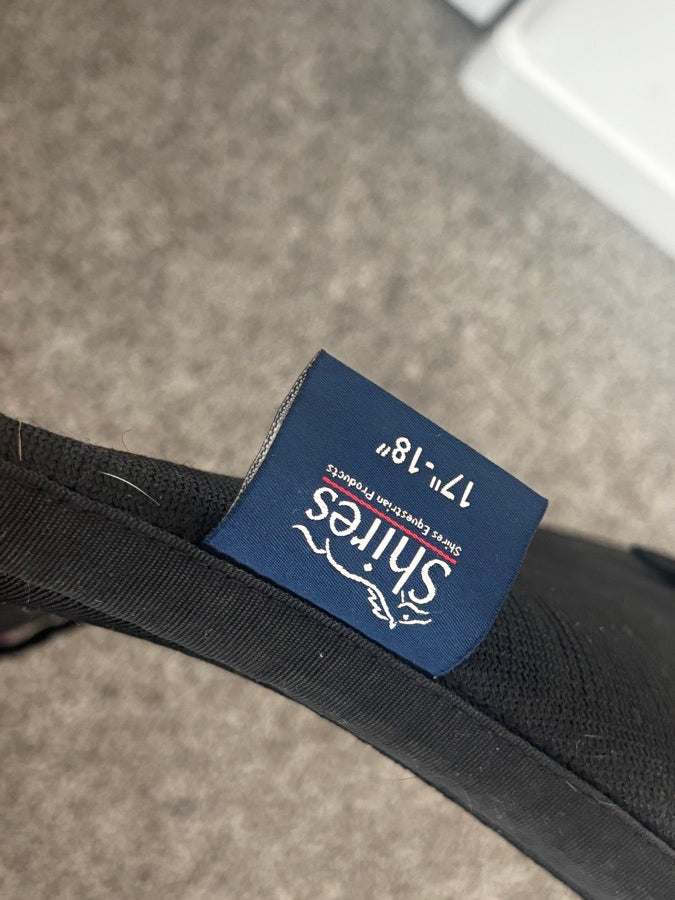 Black & Purple Shires Breathable Jump Pad