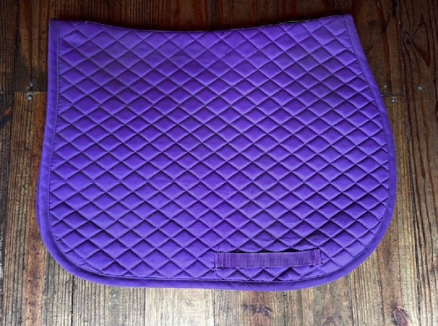 TUFFRIDER Purple TuffRider All Purpose Saddle Pad (2)