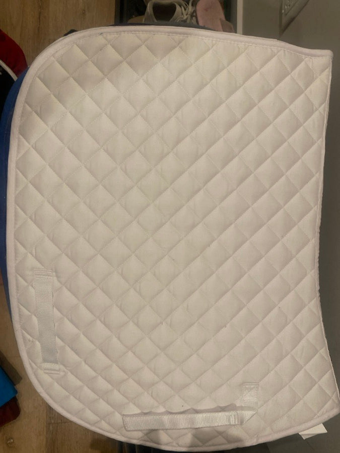 White smartpak saddle pad