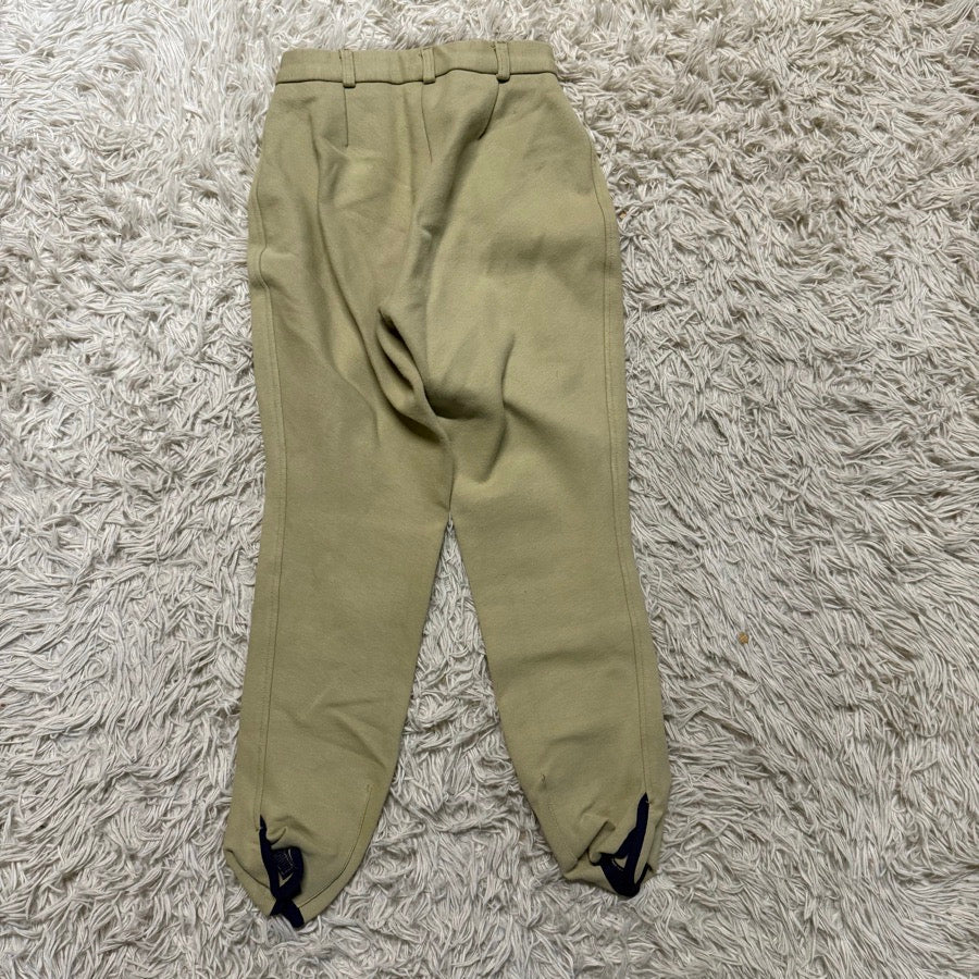 Women’s Size 24 Tan Miller’s Knee Patch Horseback Riding Breeches. Good Cond.