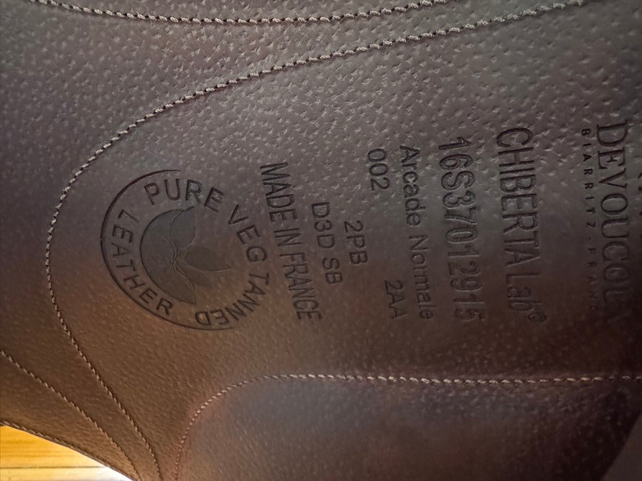 DEVOUCOUX 17.5” 2016 Devoucoux Chiberta Lab Monoflap Saddle - 2AA - Full Buffalo (7)