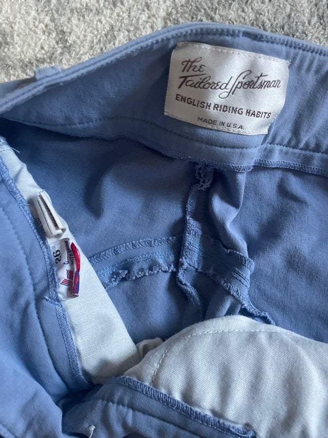 Tailored Sportsman Sky Blue Side Zip Breeches
