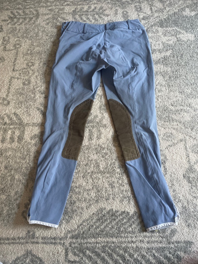 Tailored Sportsman Sky Blue Side Zip Breeches