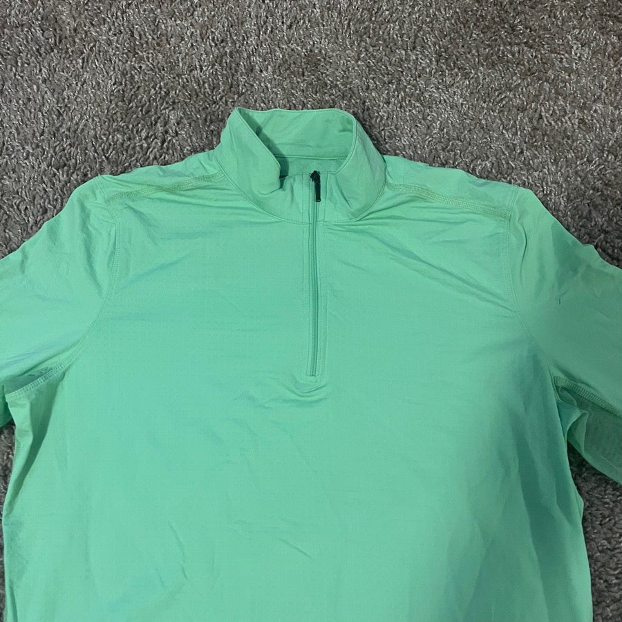 Women's Large Green Dover Long Sleeve Horseback Riding Sunshirt. Good Condition.