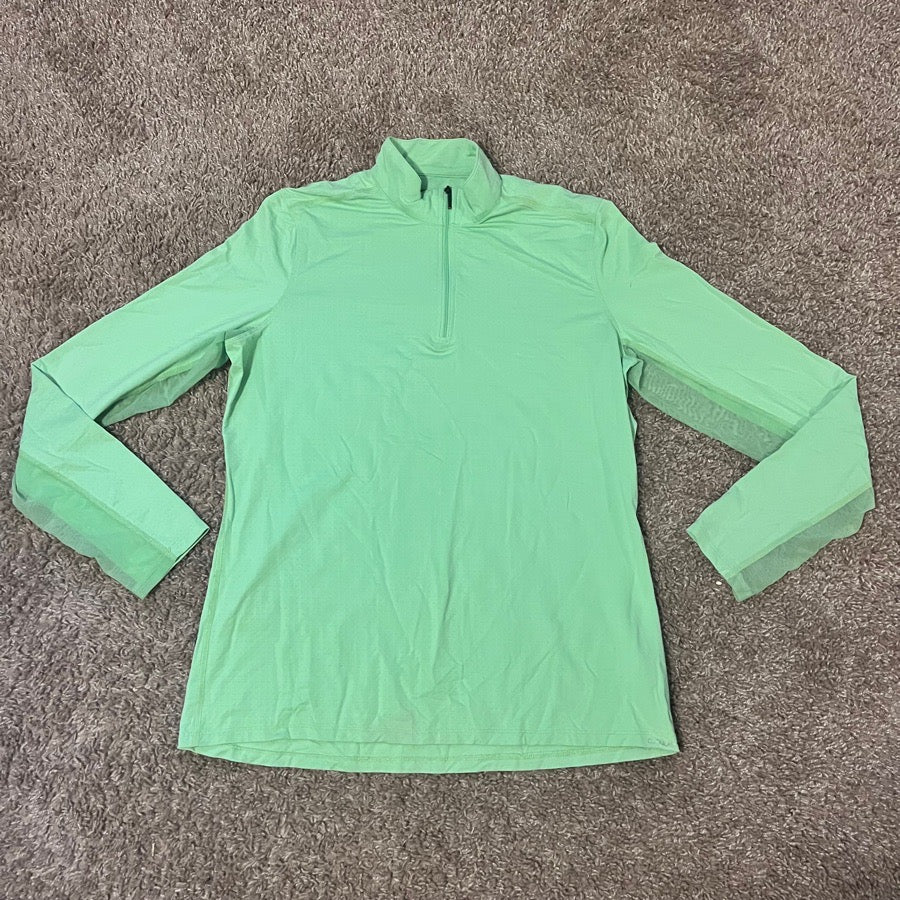 Women's Large Green Dover Long Sleeve Horseback Riding Sunshirt. Good Condition.