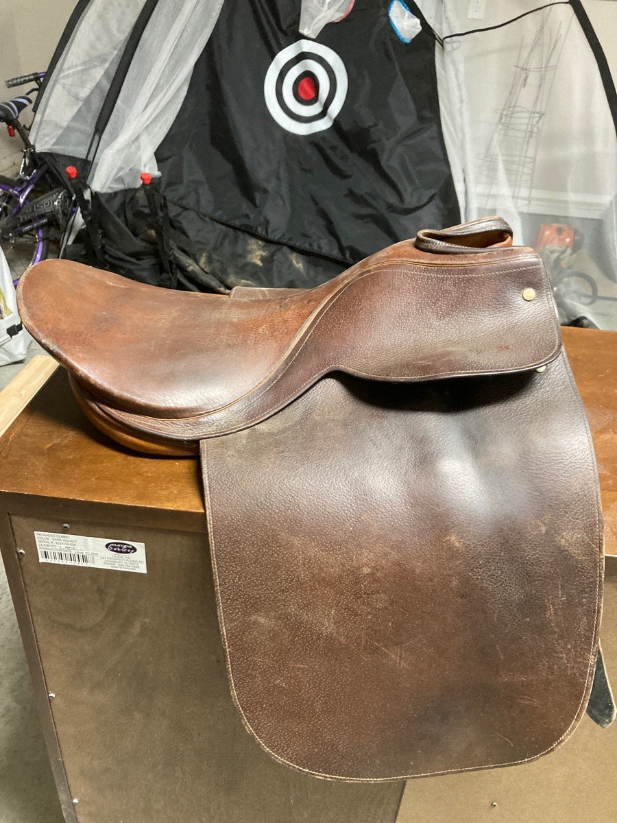 Brown all around saddle for sale