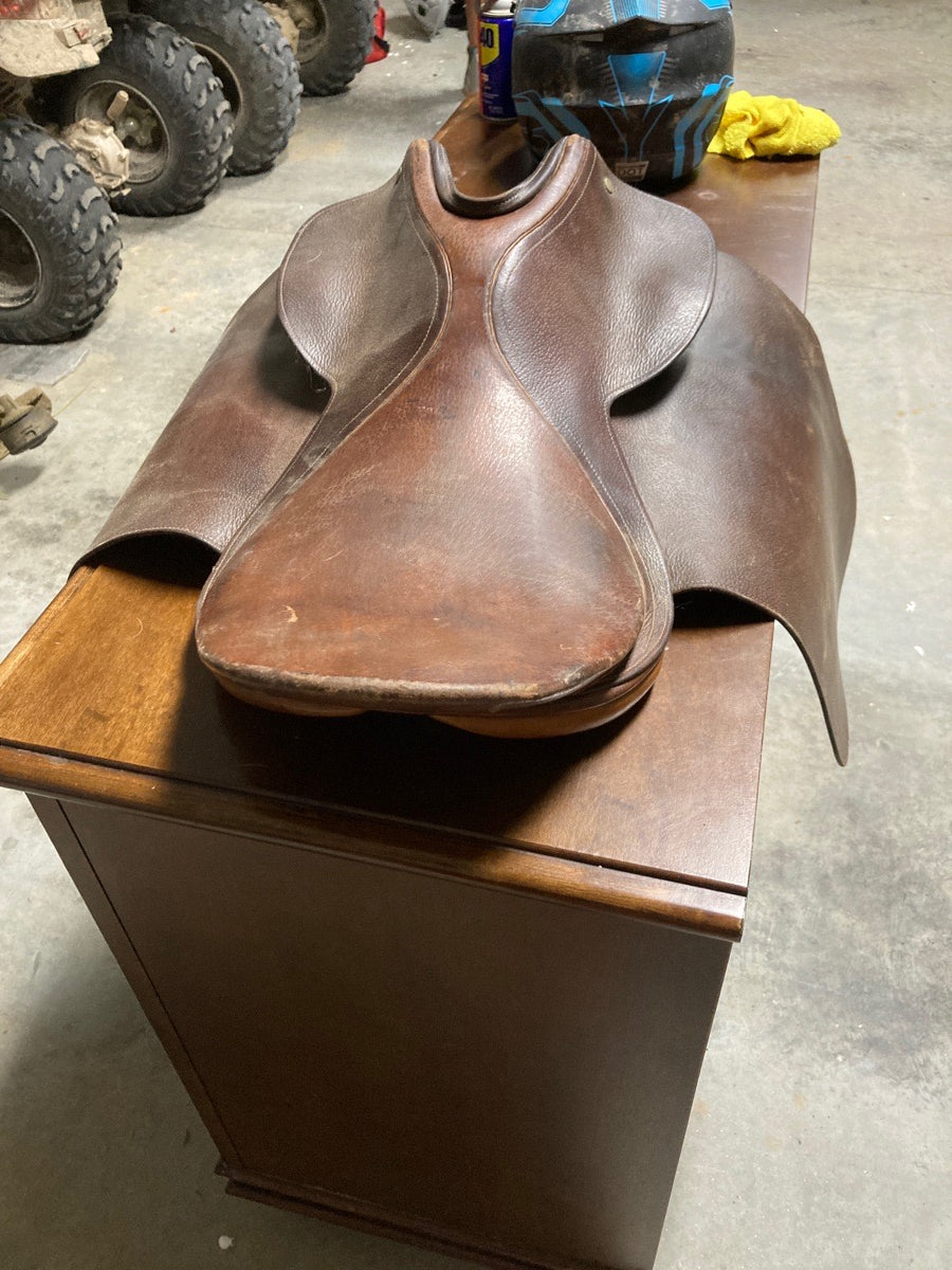 Brown all around saddle for sale