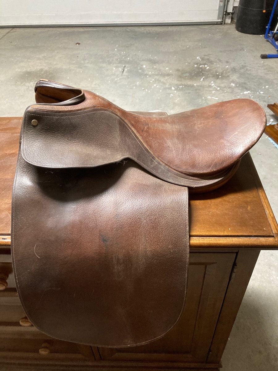 Brown all around saddle for sale