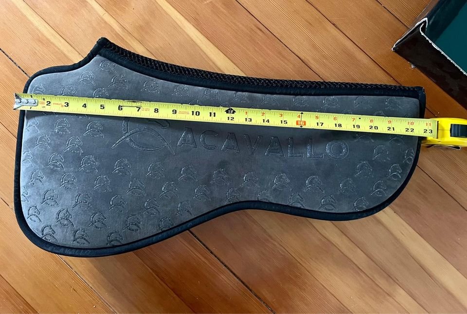 Acavallo Spine Free Memory Foam Half Pad (Grey) - Like New