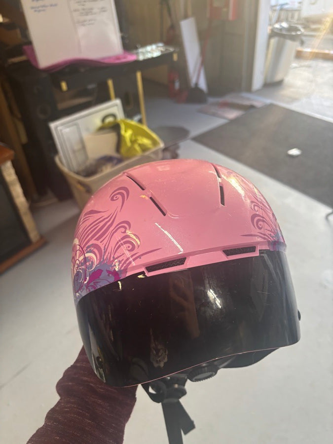 Pink troxel helmet