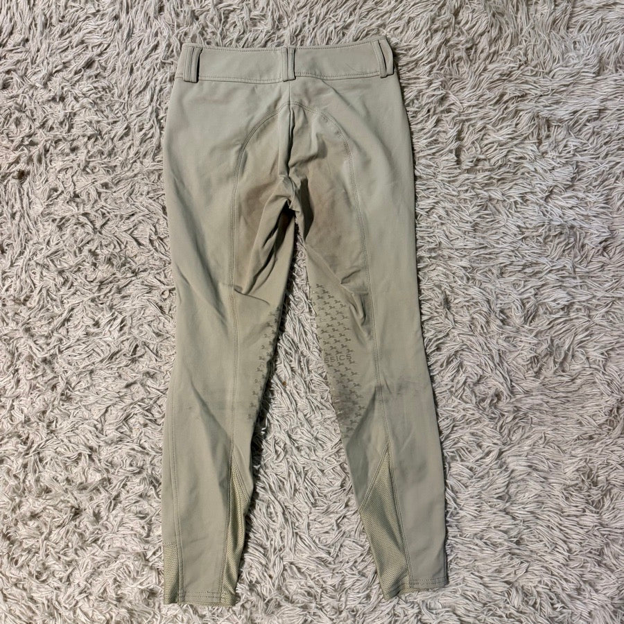 Women’s Size 24 Tan RJ Classics Knee Patch Horseback Riding Breeches