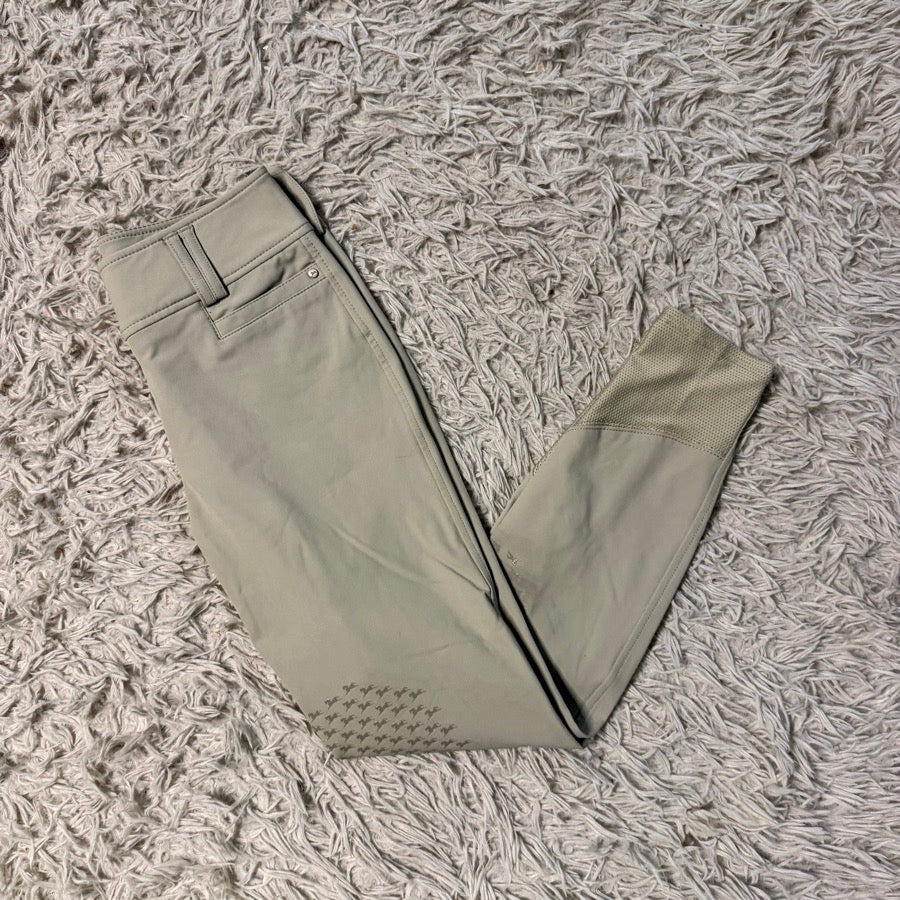 Women’s Size 24 Tan RJ Classics Knee Patch Horseback Riding Breeches