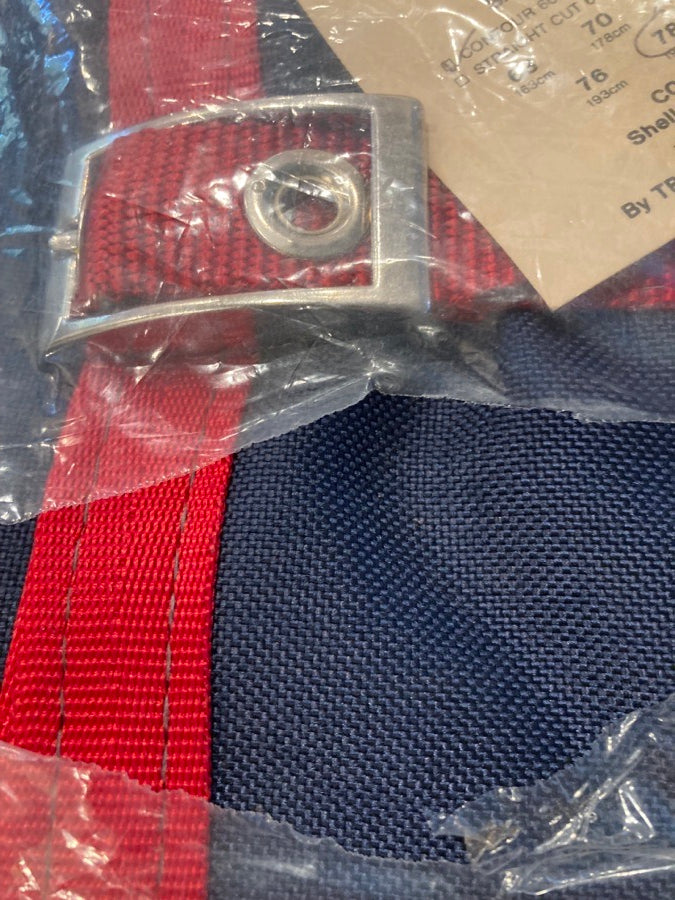 Triple Crown Saratoga Sheet-78”-Navy/Red