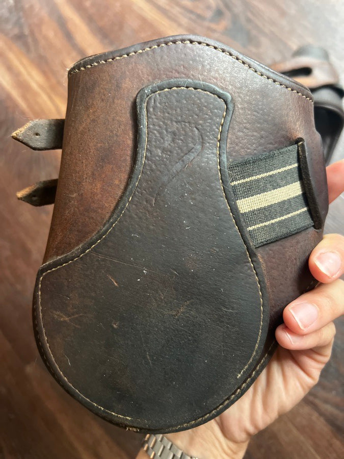 Antares Leather Back Boots - Horse Sized
