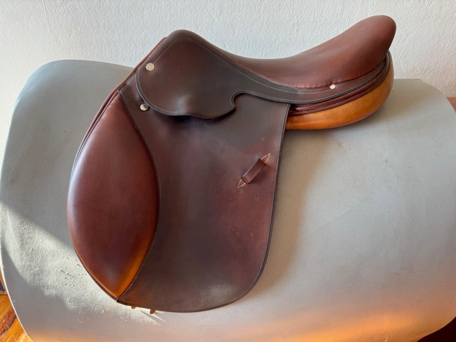 HERMES 17” Hermes Brasilia Saddle - 2015 - Full Buffalo (7)