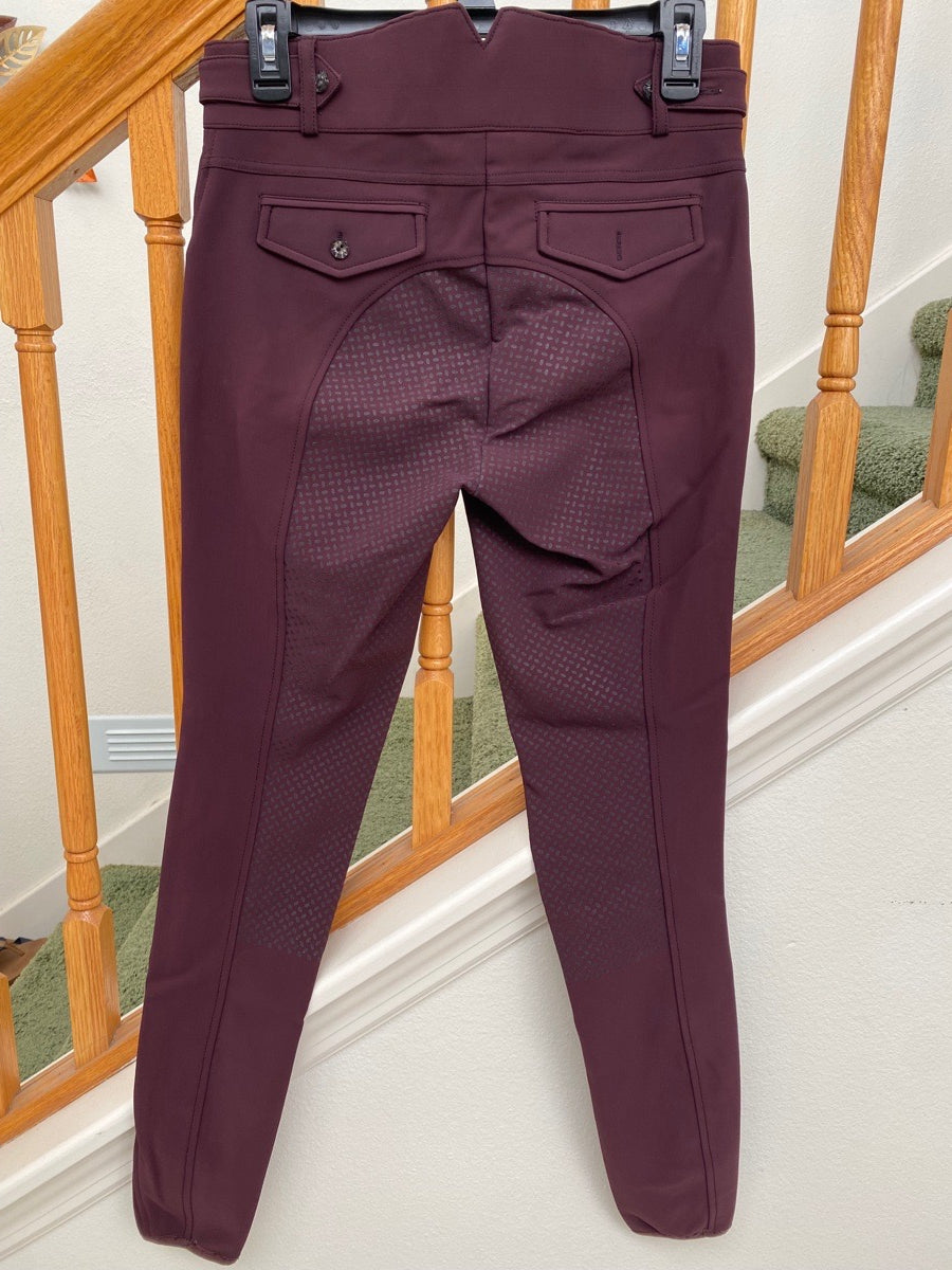 House of Montar Full Seat Silicone Breech - 36/24R, Plum