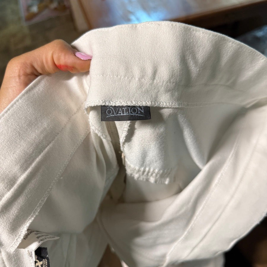 Women’s Size 30 White Ovation Full Seat Horseback Riding Breeches