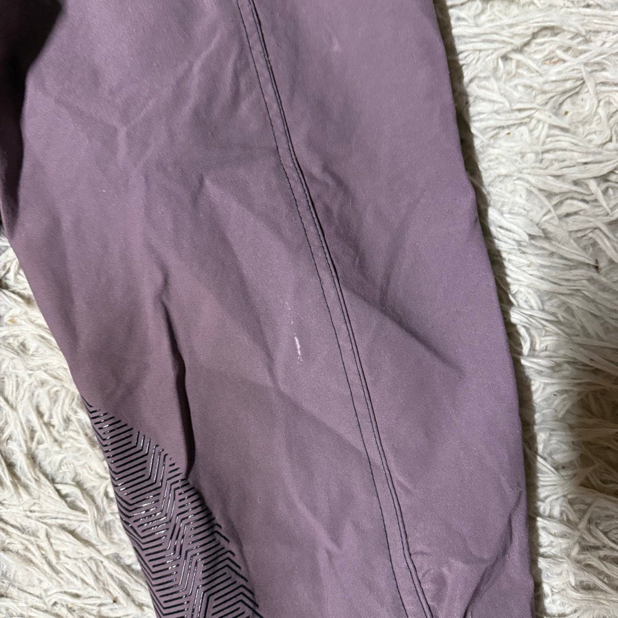 Women’s Size 28 Purple Ghodho Knee Patch Horseback Riding Breeches