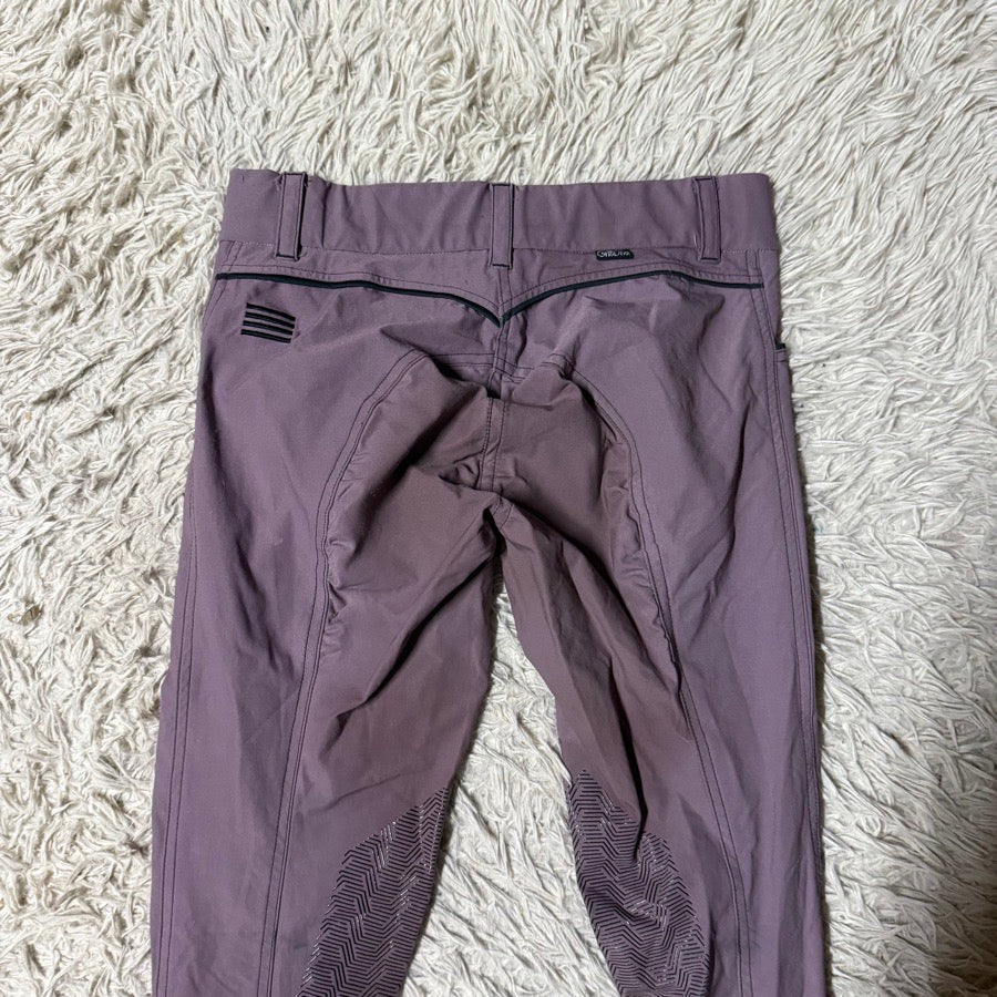 Women’s Size 28 Purple Ghodho Knee Patch Horseback Riding Breeches