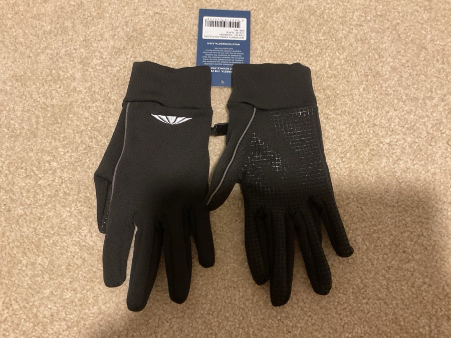 Weatherbeeta black riding gloves size M/L