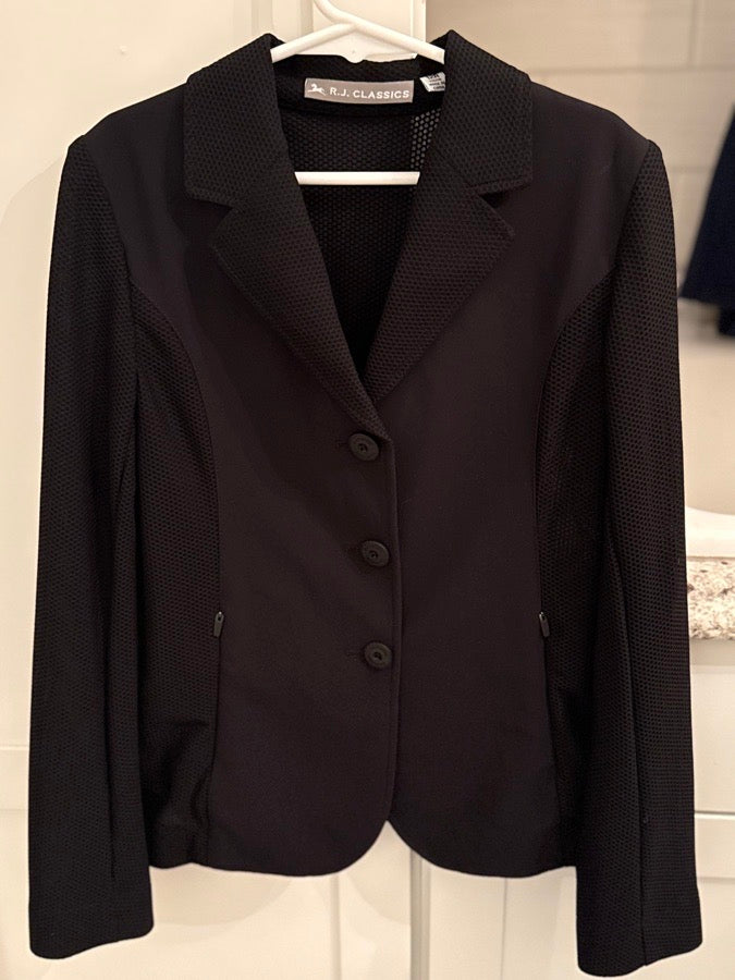 Girls RJ classic Harmony mesh show jacket black 12r
