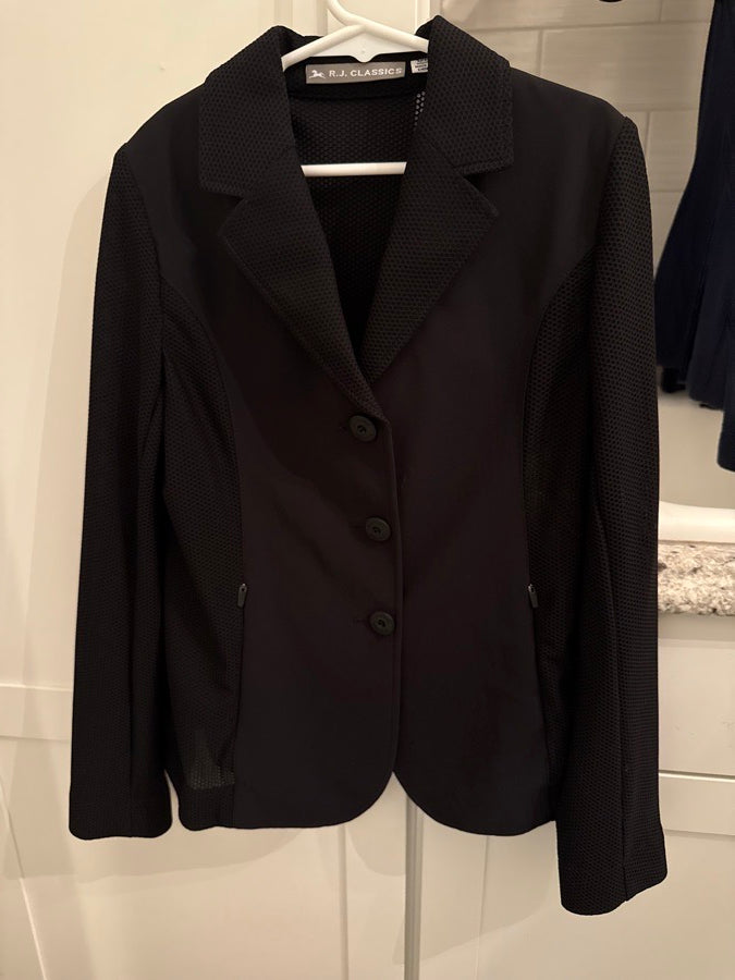 Girls RJ classic Harmony mesh show jacket black 12r