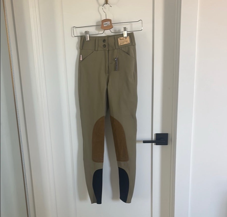 BRAND NEW tan tailored sportsman’s knee patch/sock bottom