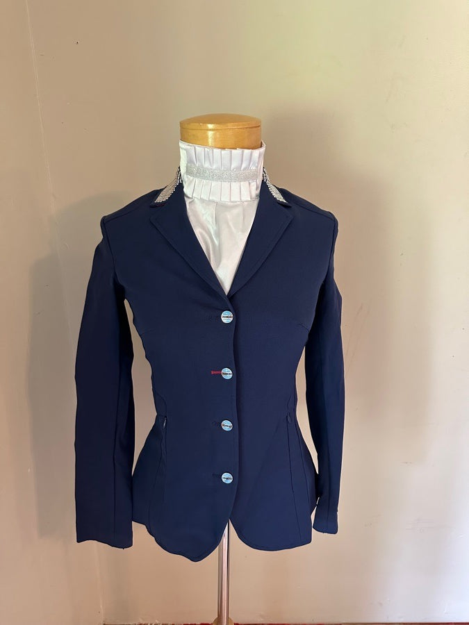 I-38 animo mega bling royal blue show coat