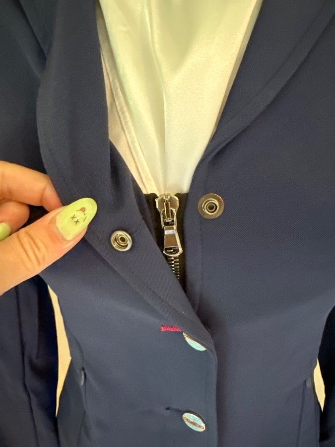I-38 animo mega bling royal blue show coat