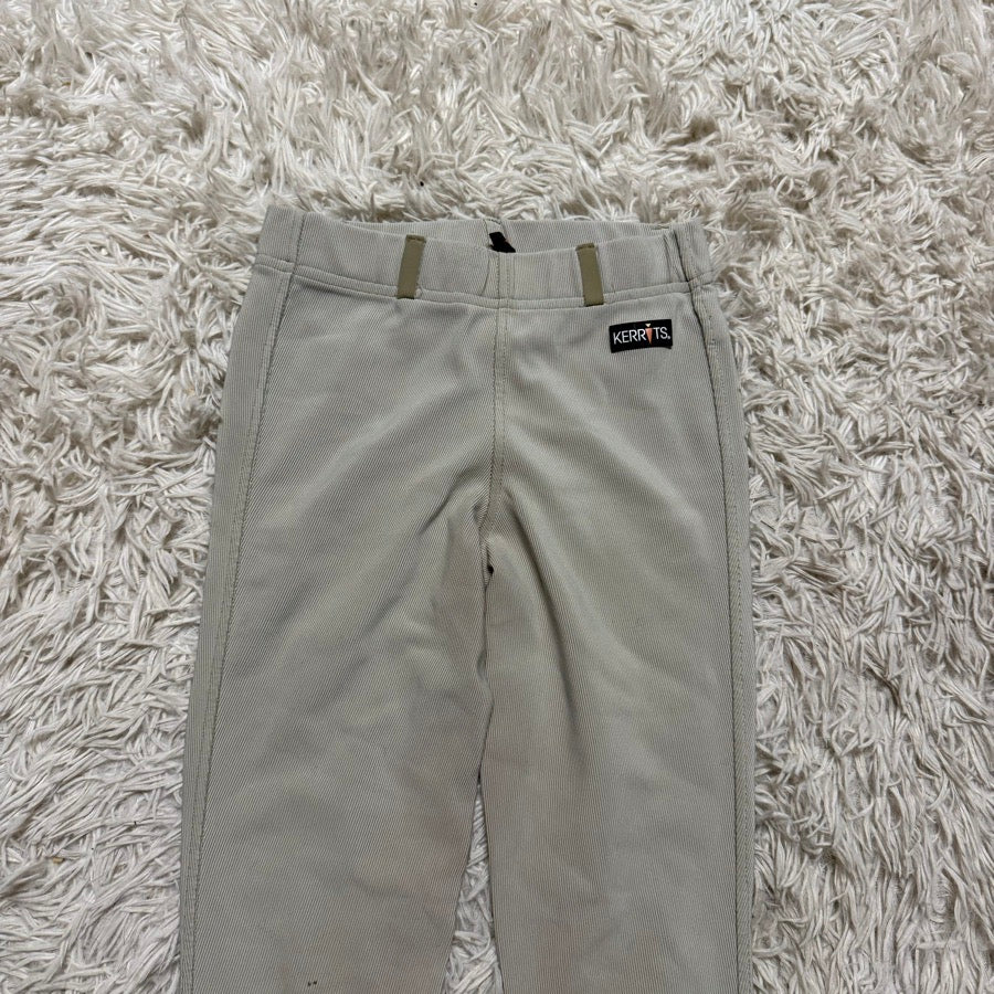 Girl’s Medium Tan Kerrits Knee Patch Horseback Riding Tights Breeches