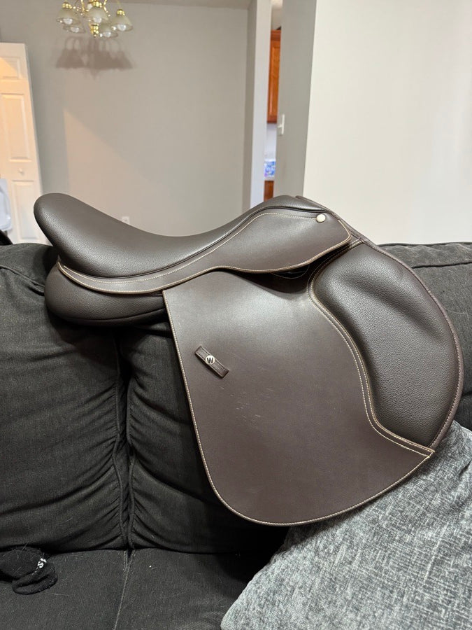 WINTEC 17' Brown Wintec 500 HART Close Contact Saddle