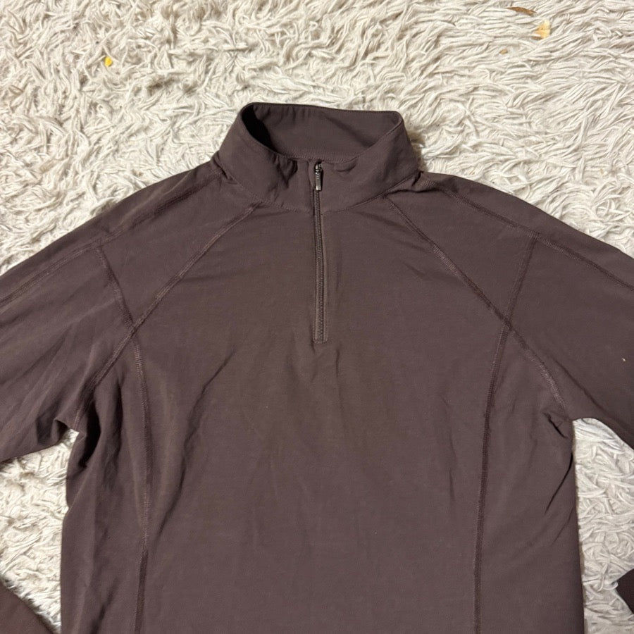 GOODE RIDER Women’s Medium Brown Riding Sport Long Sleeve Horseback Riding Shirt (2)