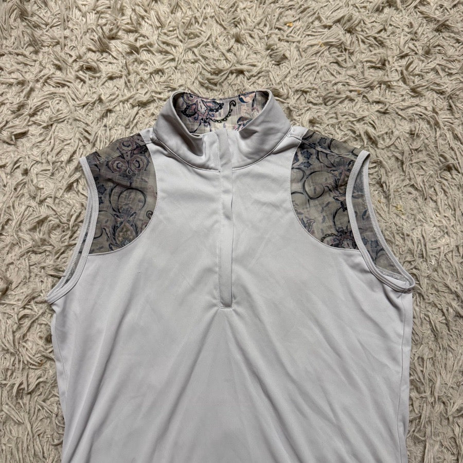 Other Women’s Medium White Arista Equestrian Sleeveless Horseback Riding Sunshirt (2)