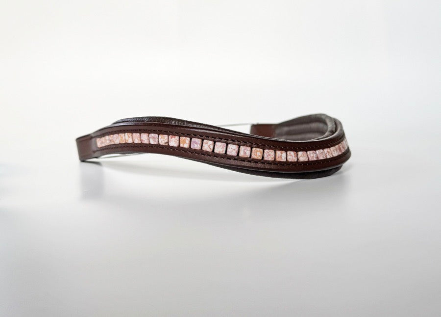 Rose Gold Beaded Browband