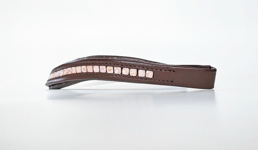 Rose Gold Beaded Browband