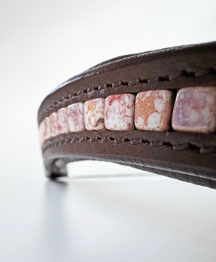 Rose Gold Beaded Browband