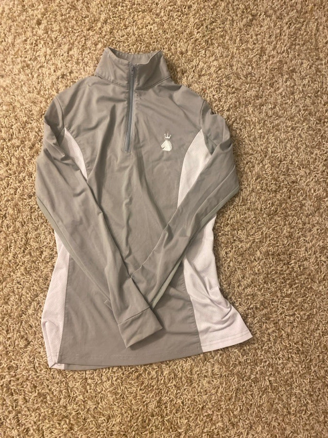 Grey riding shirt HR FARM