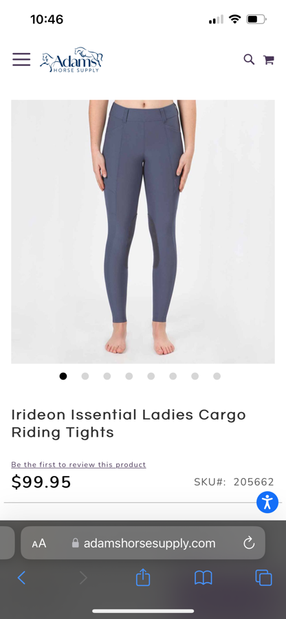 NEW Irideon knee patch riding tights