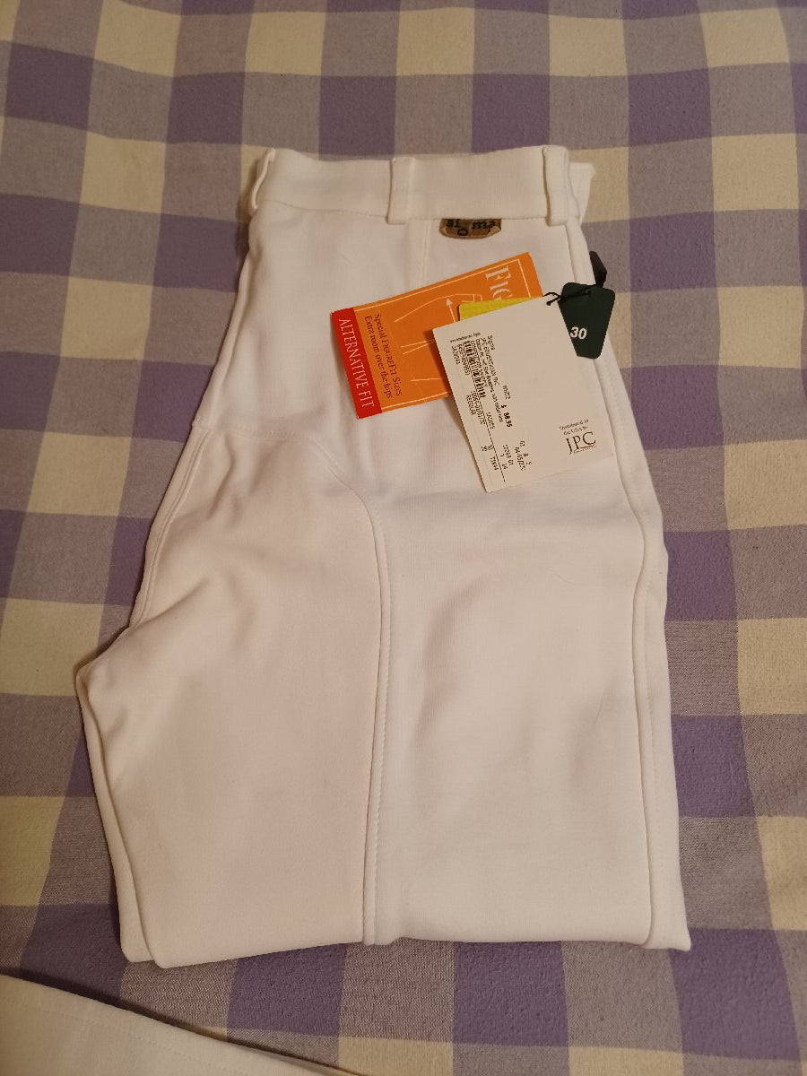White show breeches