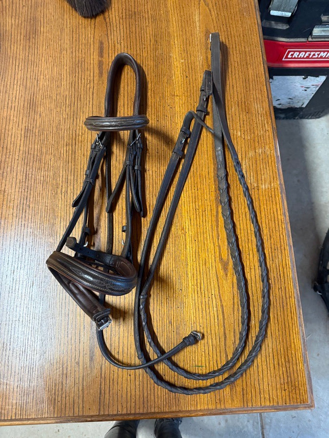 BOBBY'S ENGLISH TACK Bobby’s Signature Padded Fancy English Bridle