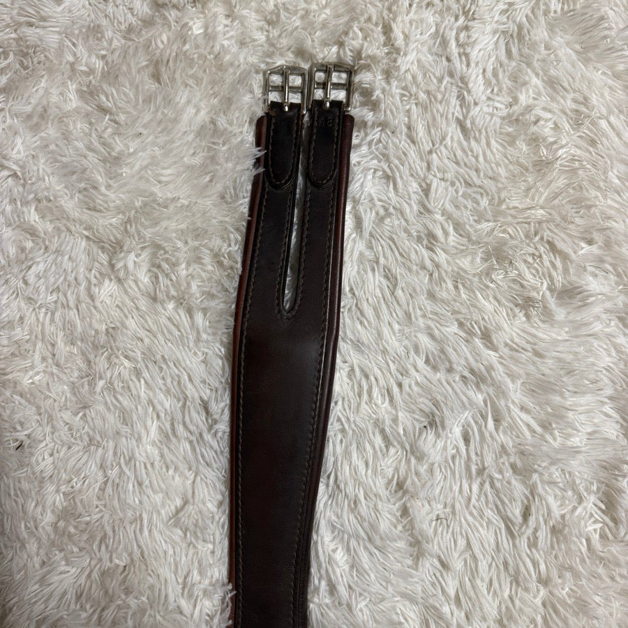 OTHER Size 48 Brown Leather English Horseback Riding Girth. Good Condition. (3)