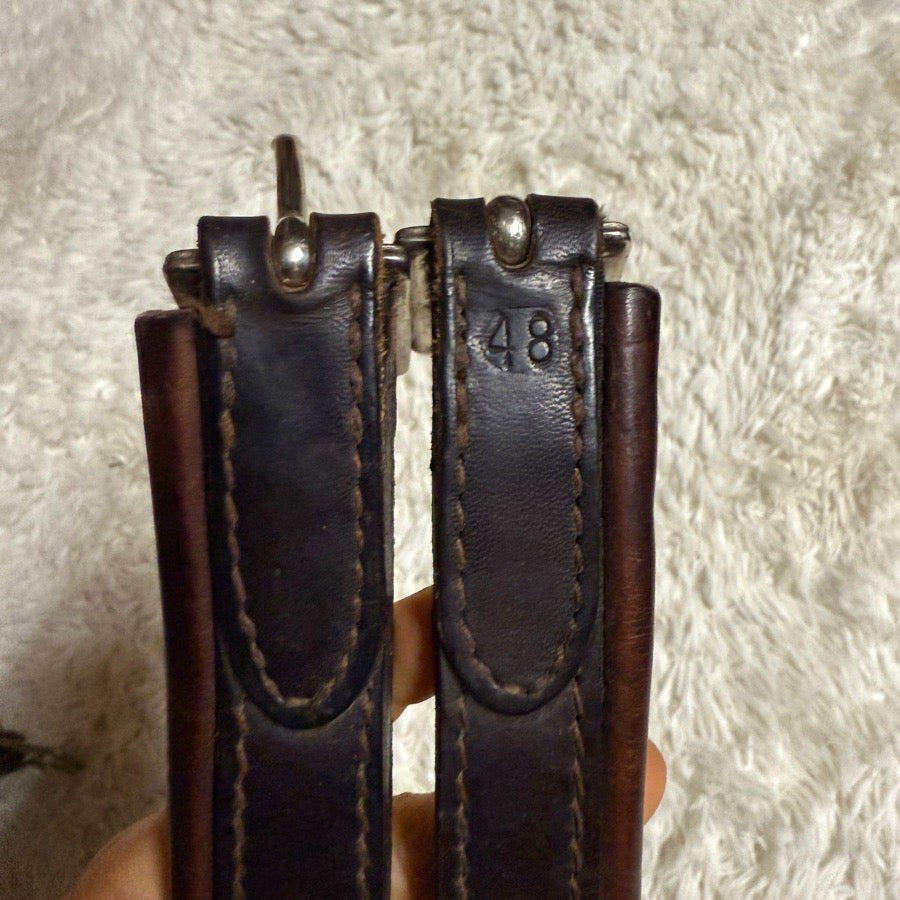 OTHER Size 48 Brown Leather English Horseback Riding Girth. Good Condition. (4)