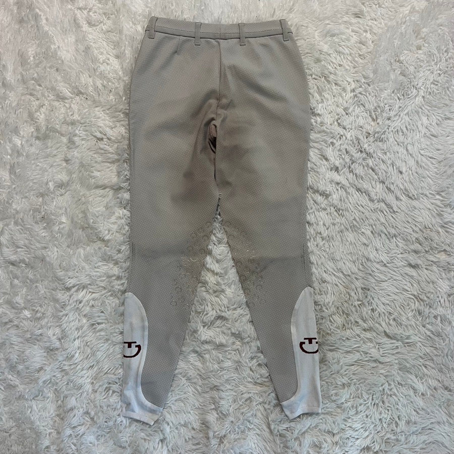 Women’s Size IT38 Tan Cavalleria Toscana Knee Patch Horseback Riding Breeches