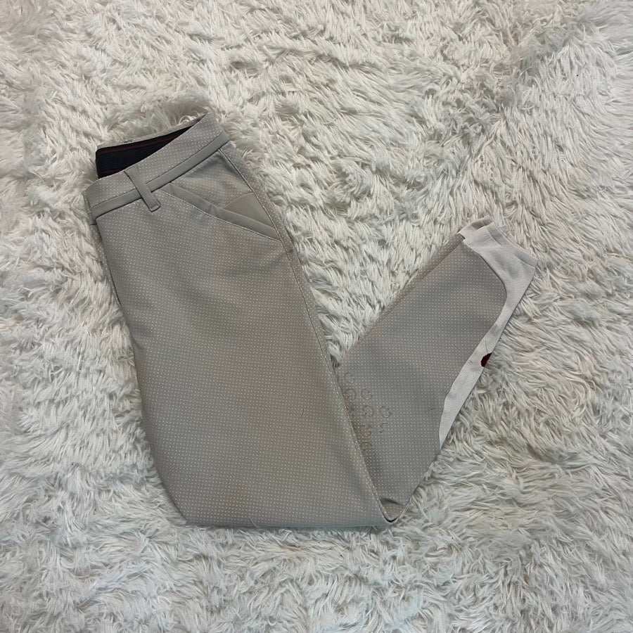 Women’s Size IT38 Tan Cavalleria Toscana Knee Patch Horseback Riding Breeches