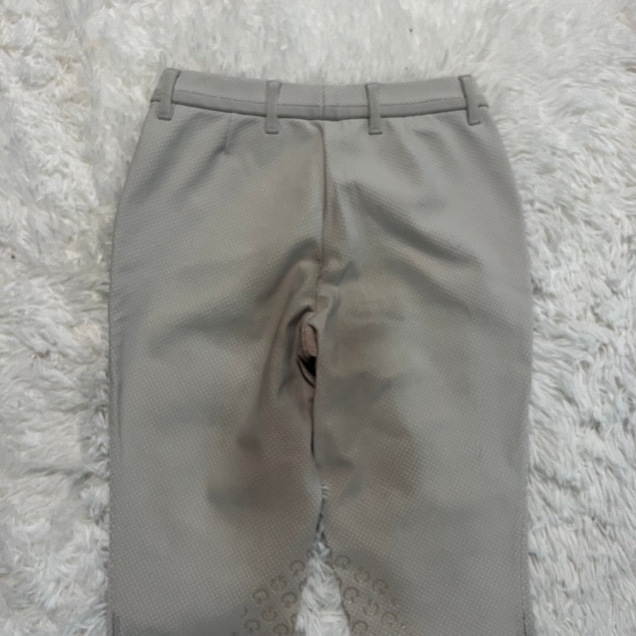 Women’s Size IT38 Tan Cavalleria Toscana Knee Patch Horseback Riding Breeches