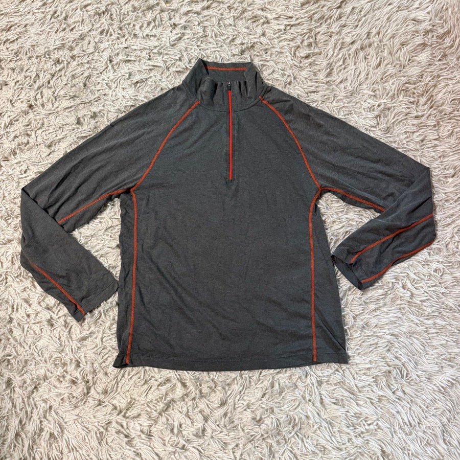 Other Women’s Medium Grey Cloudveil Long Sleeve Athletic Polo Shirt. Good Condition.