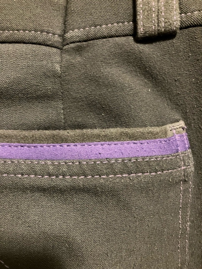 Ovation winterweight full seat breeches gray 30r