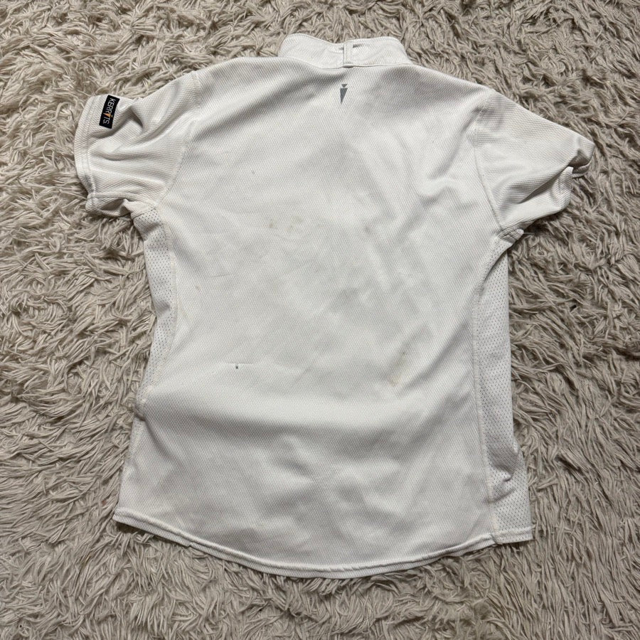 KERRITS Girl’s Medium White Kerrits Short Sleeve Horseback Riding Sunshirt (4)