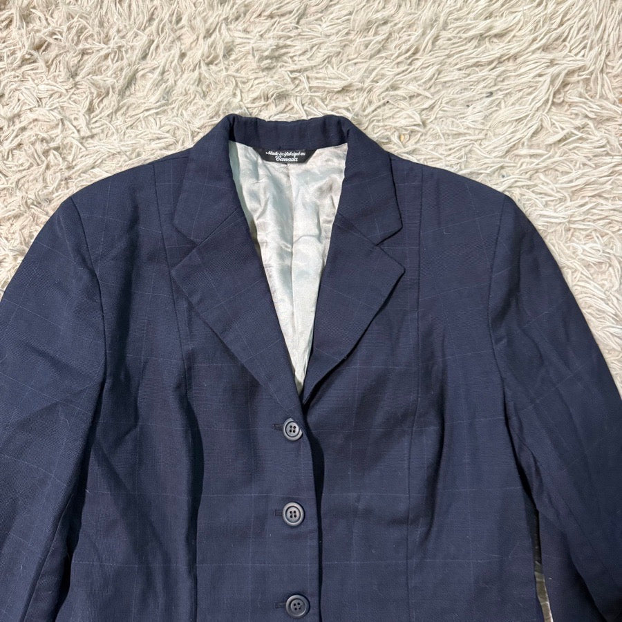 Other Women’s Size 16R Navy The Elite Horseback Riding Show Coat. Small hole in back. (2)